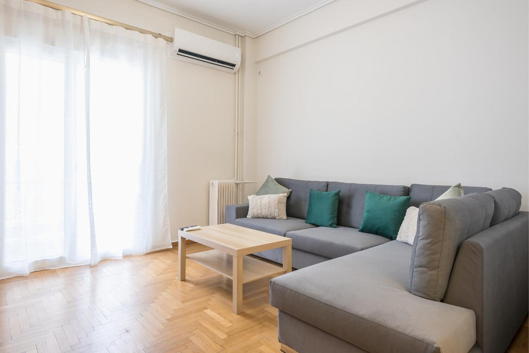 Stylish 2 Bd Urban Retreat Near Panormou Metro Apartment Athena Bagian luar foto